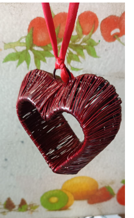 Wire Heart Small Decorative