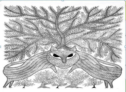 The Tigers Reunion (Gond- Umaid Singh Patta)