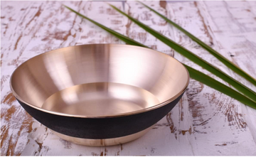 Bronze Bowl For Rice, Biryani, Noodles