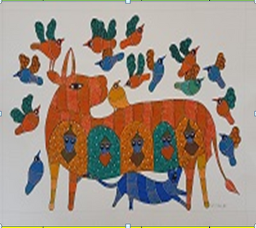 Pandavas in the Cow's Womb