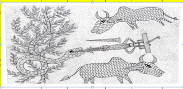 A Farmer's Bind (Gond- Umaid Singh Patta)