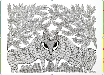 Reunion Of Tigers (Gond- Umaid Singh Patta)