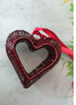 Wire Heart Small Decorative
