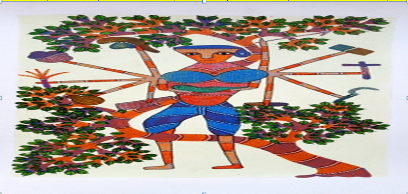 A Woman Can Do Anything (Gond-Suresh Kumar Dhurve)