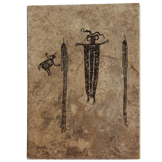 Ancient Australian Cave Painting Pocket Diary Set Of 2 - DeKulture DKW-1076-PD