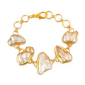 Baroque Pearl Rough Gemstone Bracelet - DeKulture DKW-1044-BRJ