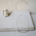 Biwa Pearl Silver Chain Necklace - DeKulture DKW-1485-NKJ