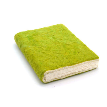 Felt Handmade Notebook Green