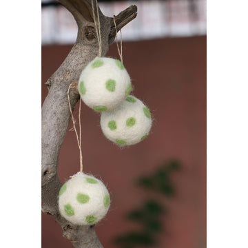 Hanging Ball Ornament Set Of 3