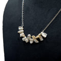 Pearl Silver Plated Chain Necklace - DeKulture DKW-1470-NKJ