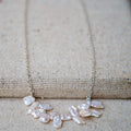 Pearl Silver Plated Chain Necklace - DeKulture DKW-1470-NKJ