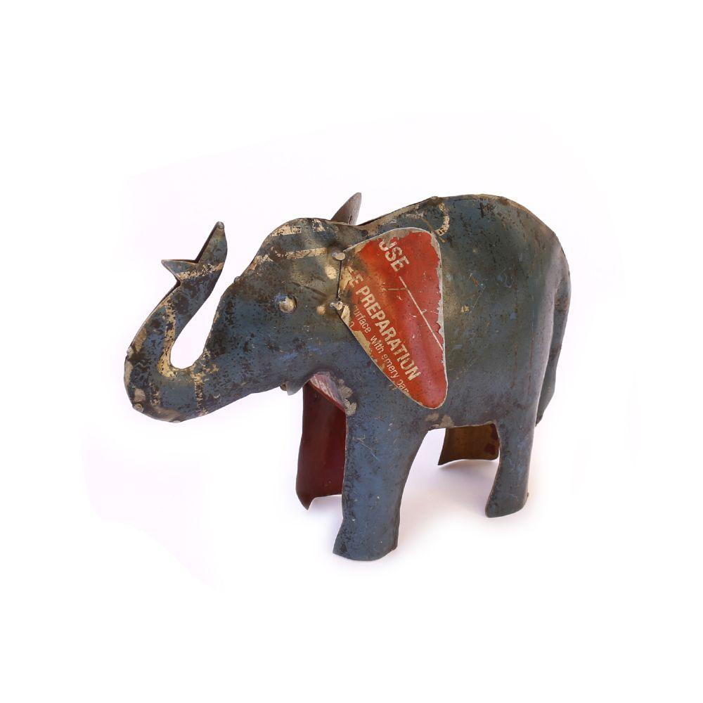 Recycled Elephant Figurine - DeKulture DKW-17020-RIF