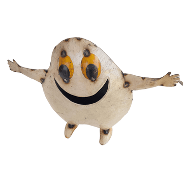 Recycled Funny Ghost Figurine