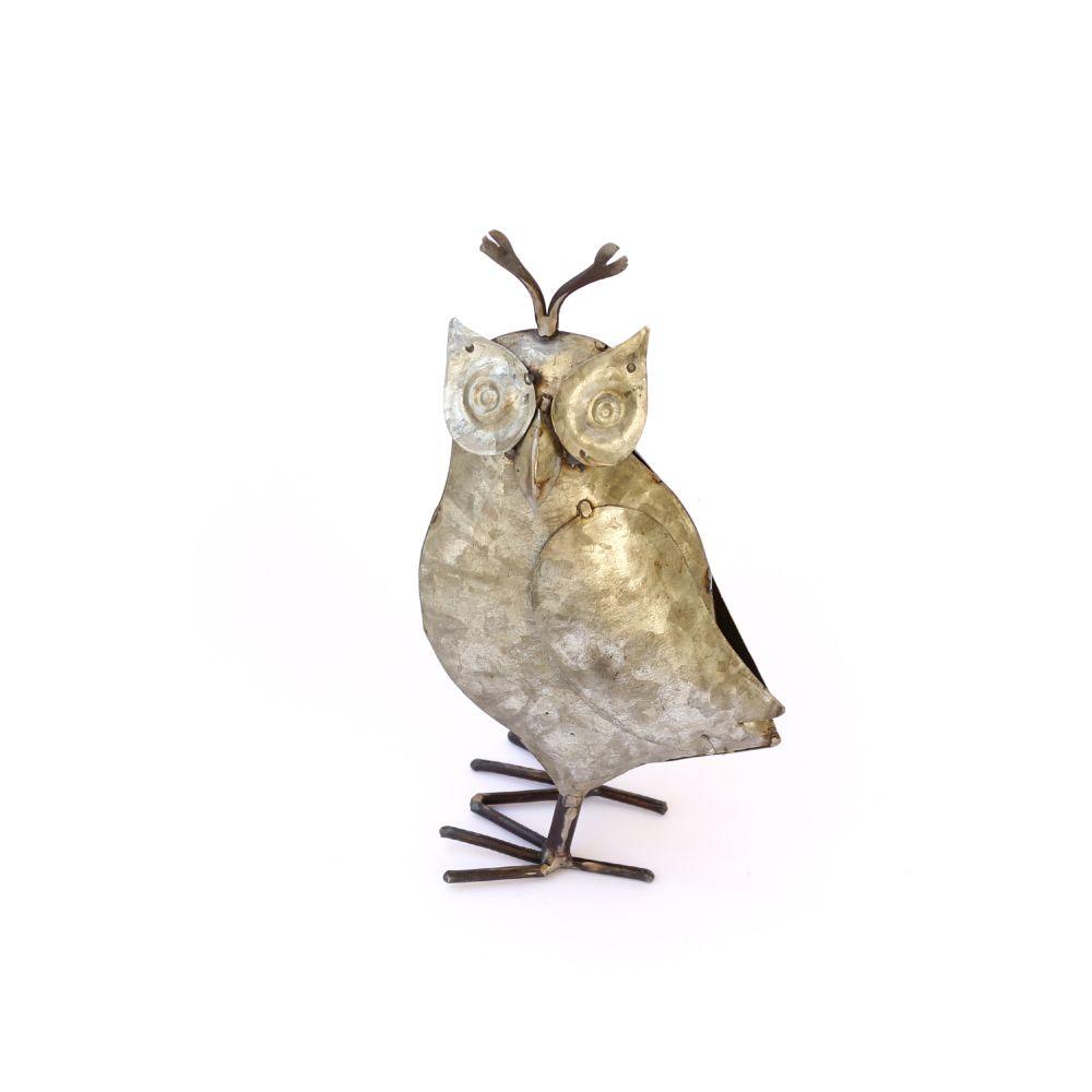 Recycled Owl Sculpture - DeKulture DKW-17009-RIF