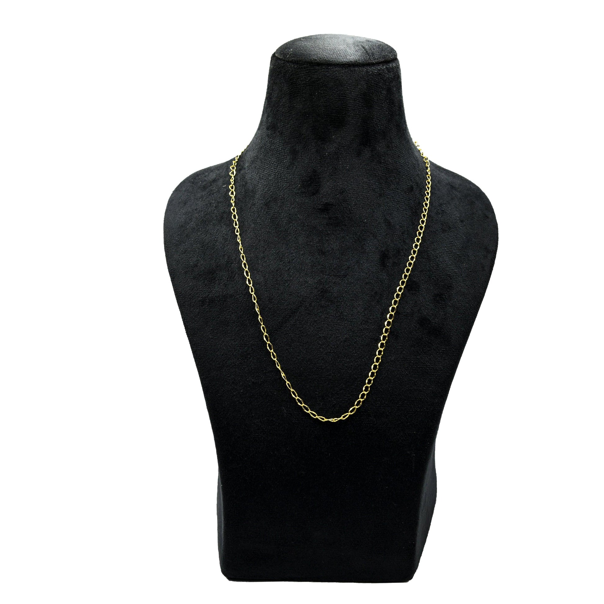 Square Brass Gold Plated Chains For Gift - DeKulture DKW-1169-GLC