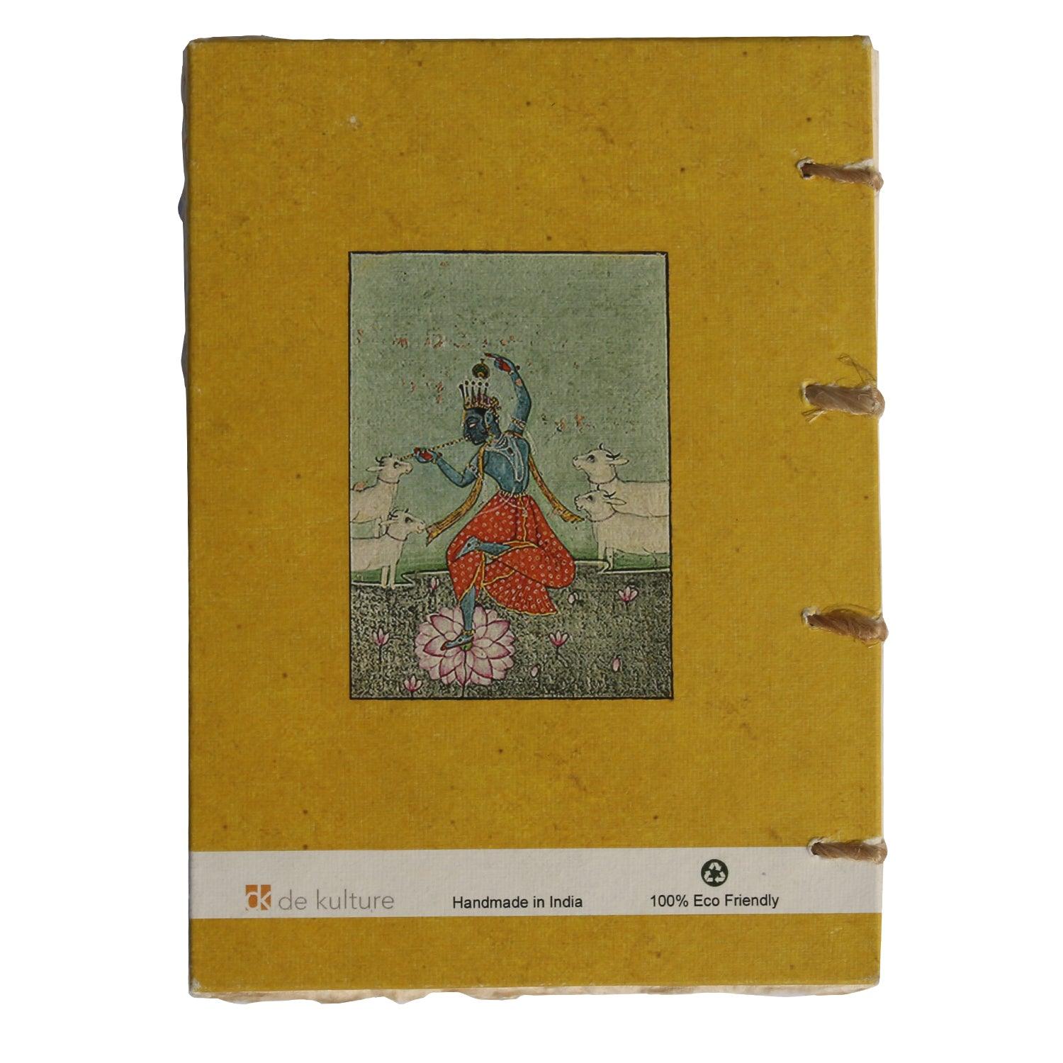 Vintage Krishna Artwork Journal - DeKulture DKW-1137-J